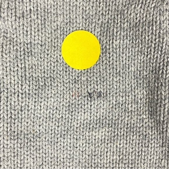 Dockers Color Block Sweater Cotton Sz XL Crew Neck Grey Blue - Picture 7 of 9